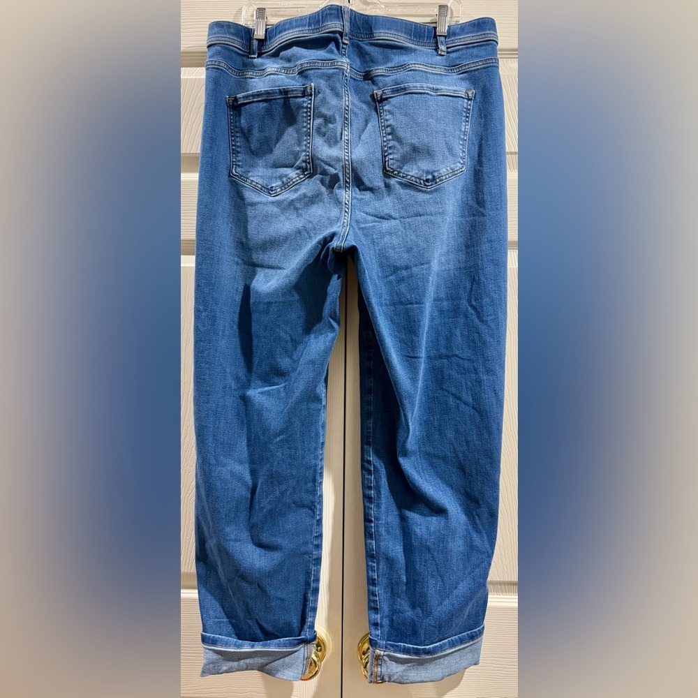 J.Jill Denim Jeans Womens Size 18T Blue High Rise Straight Leg Stretch - Picture 4 of 4